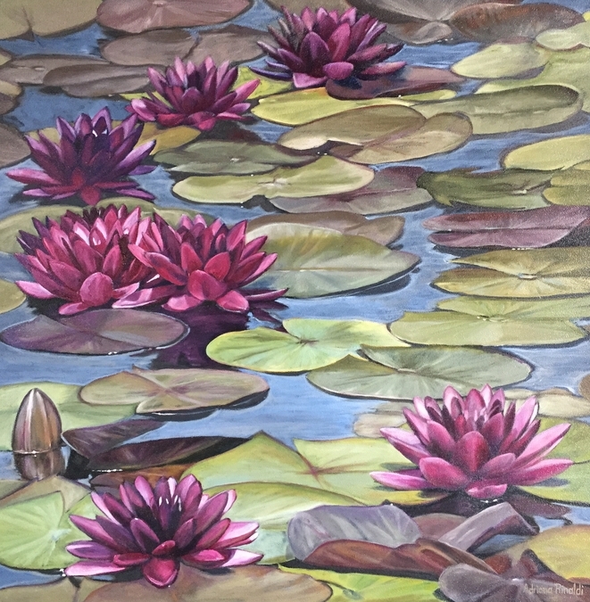 Beauty in the Midst of it All, Oil, 30x30