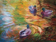 Going Quackers, Oil, 30x40 SOLD