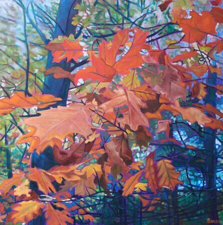 "Leave it to Fall", Oil, 36x36 - SOLD