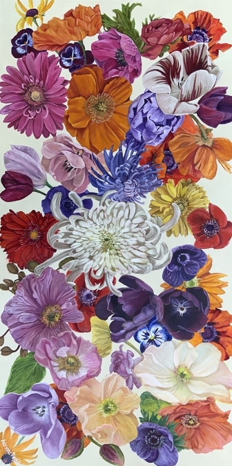 Room for Bloom, 24x48, Oil (vertical or horizontal)