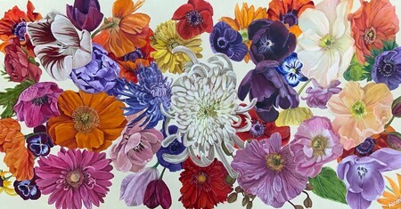 Room for Bloom, Oil, 24x48, (Horizontal) AVAILABLE THROUGH SUMMER & GRACE GALLERY