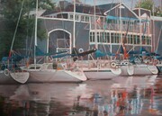 The Oakville Club, Oil, 22x30 SOLD COMISSION PRINTS AVAILABLE