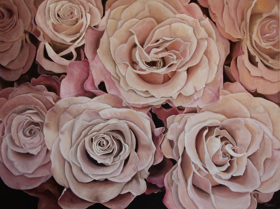 Vintage Roses, Oil, 30x40 - SOLD